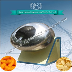 Coating Pan - Stainless Steel, 3.5'x3'x4' Size, 1 H.P. Motor | Automatic, High Strength, Corrosion Proof, 20-25 Kg/Batch