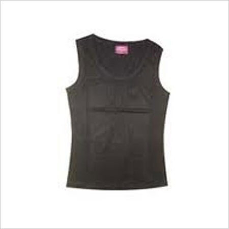 Sleeveless Ladies Top - Cotton, 24 Inches, Black | Stylish Design, Soft Fabric, Durable Stitching, Comfortable Fit