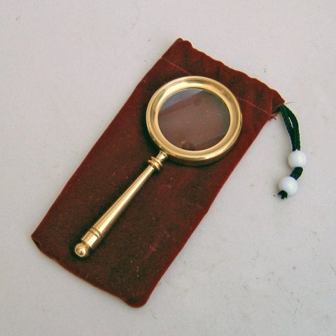 NAUTICAL MAGNIFYING GLASS LENS