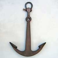 Nautical Aluminium Anchor - 5 Inches, Brown Color | High Impact Strength, Flawless Finish, Attractive Look, Modern Design