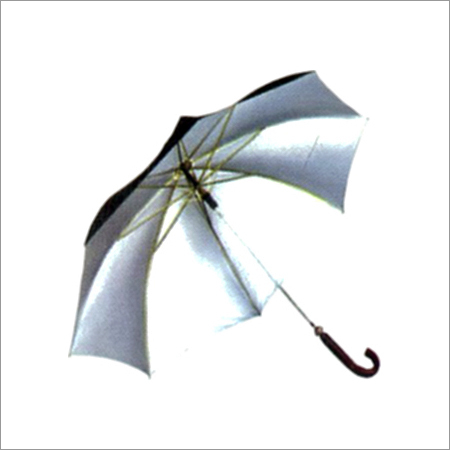 Black Silver Coated Umbrella