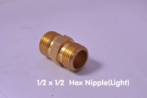 Brass Hex Nippel