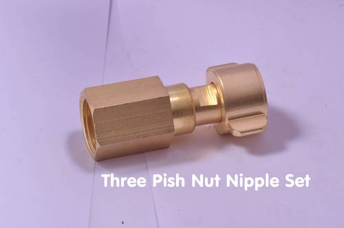 Brass Nut Nippel Set