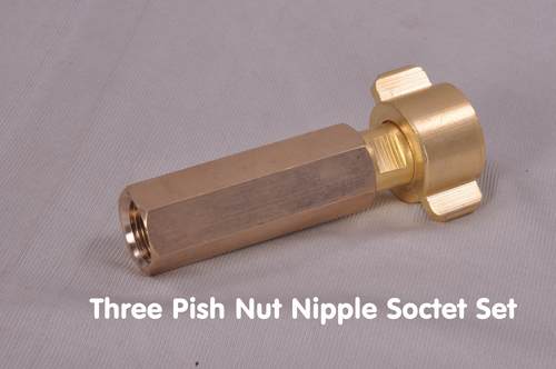 Brass Nut Nippel Socket Set