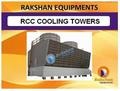 Rcc Cooling Towers - Frp Casing & Basin, Galvanized Steel Support Framework, Aluminum Alloy Sprinkler Head | Robust, Corrosion Resistant, Power Saving, Easy Installation