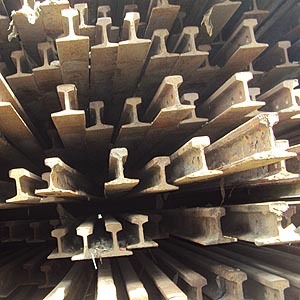 USED RAILS - Steel, Variable Length, Multiple Sections | Bulk Supply, Durable, SGS Inspected, High Strength, Reliable, Ready Stock