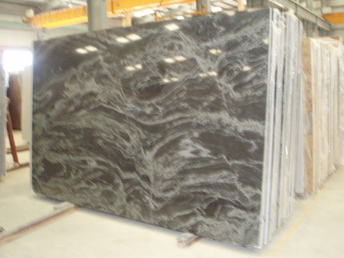 ATLANTA BLUE - Polished Granite, Customizable Dimensions, Black | Elegant, Versatile, Resilient, Refined Modern Decor