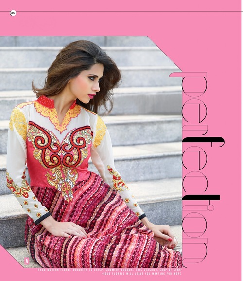 Embroidered anarkali dress