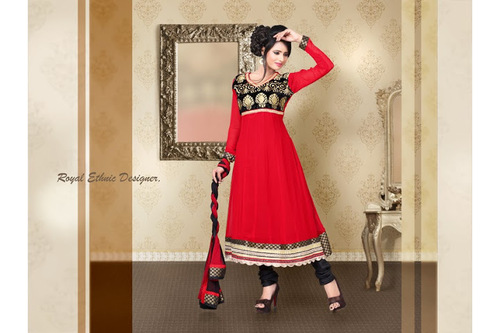 Designer Party Wear  Unstitched Suit