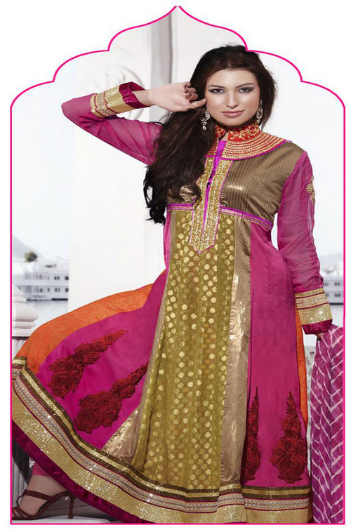 Designer Party Wear Unstitched Suit