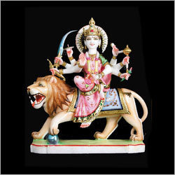 Marble Durga Ji Statue