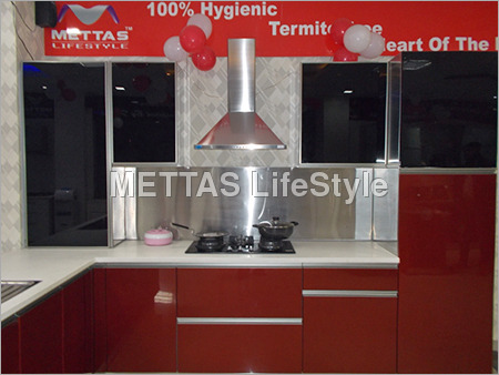 Stainless Steel Painted Kitchen