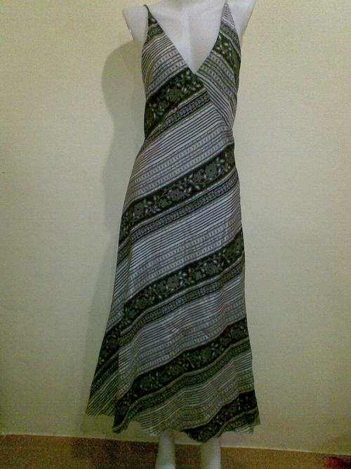 Silk Straight Maxi Dress Long