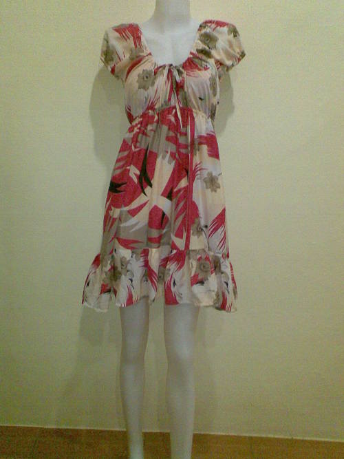 Silk Short Fitting Dress