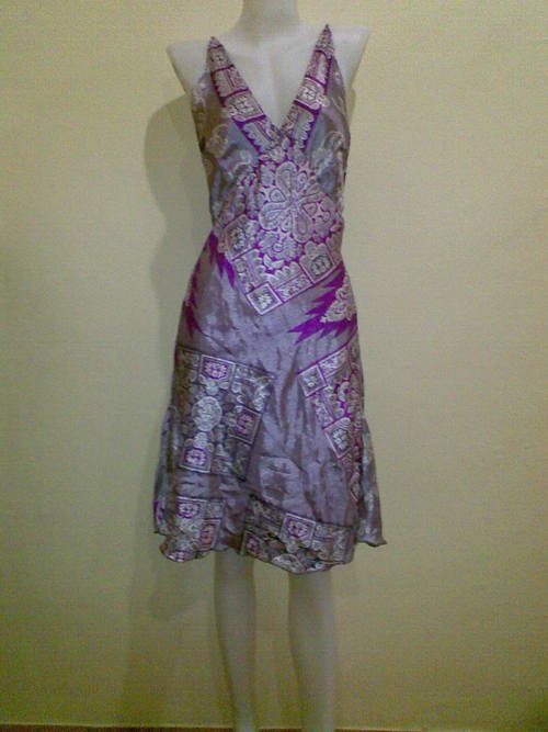 Silk Short Maxi Dress