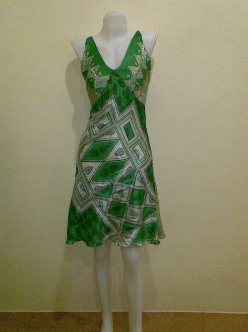 Silk Short Maxi Dress
