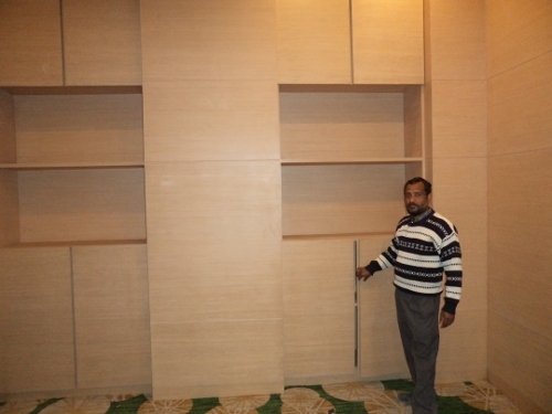 Interior Decoration Services - Wood, Plywood Custom Dimensions | Space Optimization, Aesthetic Appeal, Professional Installation