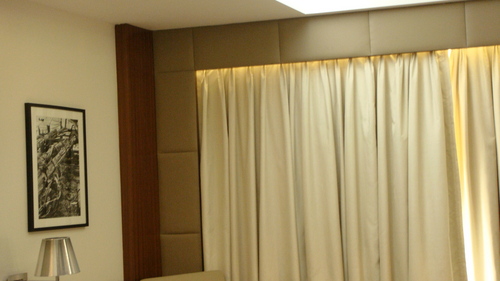 Interior Decoration Services - Fabric, Off-White , Custom Design, Space Enhancement, Expert Installation, Modern Style