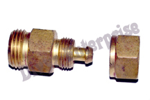 Brass Adeptor With Nut