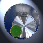 Laser welded saw blade