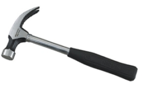 CLAW HAMMER WITH STEEL SHAFT