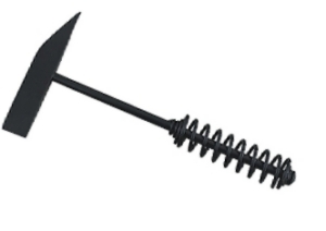 CHIPPING HAMMER WITH SPRING HANDLE