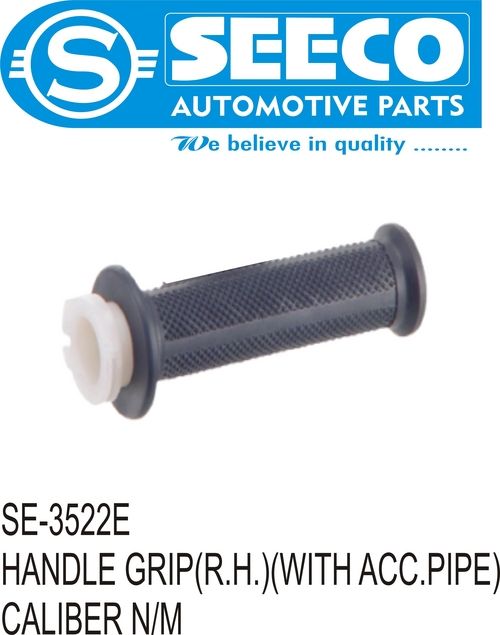 R.H.  Handle Grip With Acc. Pipe For Use In: For Two Wheeler