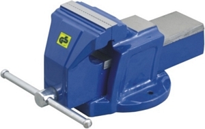 CAST IRON BENCH VICE (GS APROVED) a FIXED BASE