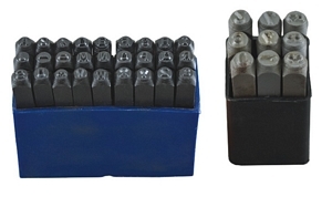 FIGURE / NUMBER PUNCH SETS (set of 9 pcs)