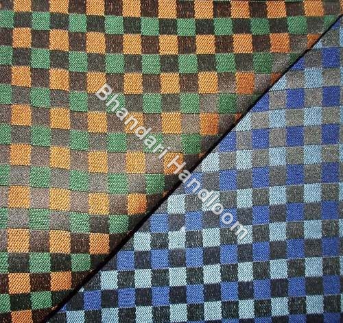 Polyester Fabrics - 48 Inches Width, Multicolor Checkered Pattern | Durable, Colorfast, Easy Cleaning, Versatile for Upholstery & Curtains