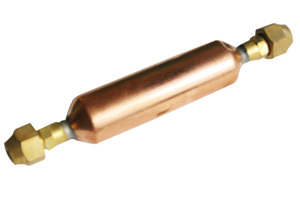 Copper filter drier with brass nut (refrigerator parts filter drier)