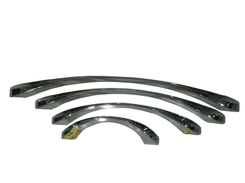 0066 - Aluminum Alloy 100-200mm, Polished Finish | Curved Design, Durable, Easy Installation, Secure Grip