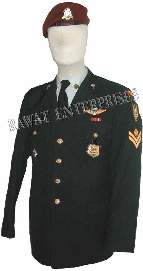 Brown And Black Royal Canadian Uniform