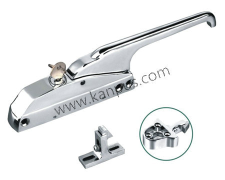 Cold Room Edgemount Mechanical Latch - Die-Cast Zinc, Model CT-1250/1250B | Secure Closure, Optional Lock, Corrosion Resistant