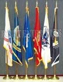 Plastic Military Flag Set