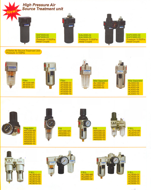 High Pressure Air Source Treatment Unit