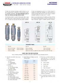 Metering Cartridge - Metal, Custom Size | Industrial Use, Low Maintenance, Easy Installation, Longer Service Life