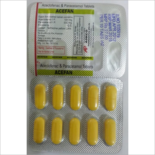 Aceclofenac & Paracetamol Tablets By CENTURION REMEDIES PRIVATE LIMITED.