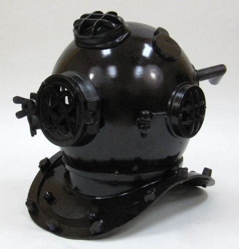 NAUTICAL ALUMINUM & BRASS DIVERS HELMET MARK -V 16"