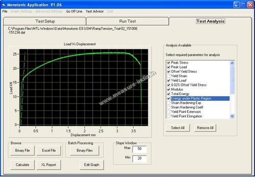 Tensile Application Software