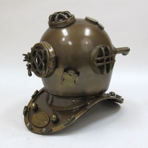 Nautical Iron U.s. Navy Diving Helmet 18"