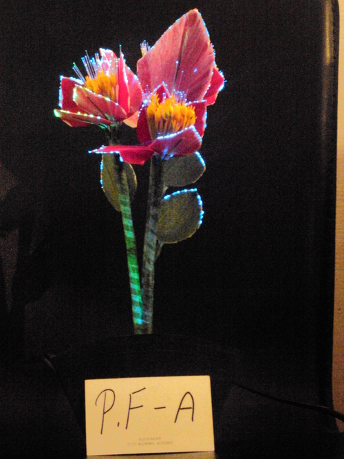 Electronic Plastic Flower