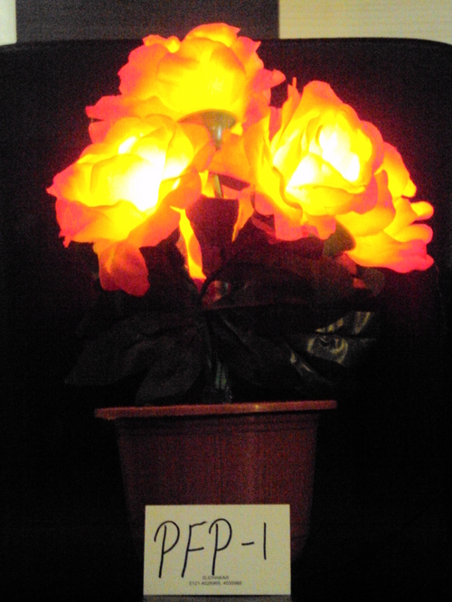 Electronic Plastic Flower