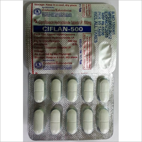 Ciprofloxacin Tablets Storage: Dry Place