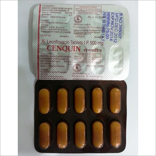 Levofloxacin Tablets By CENTURION REMEDIES PRIVATE LIMITED.