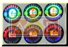 Kinetic Effects Hologram Sticker