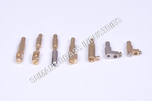 brass electrical holder with pins