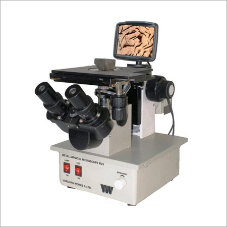 Inverted Metallurgical Microscope By VARDHAN WORKS P. LTD.