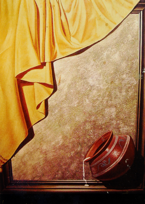 Krishna Abstract Painting