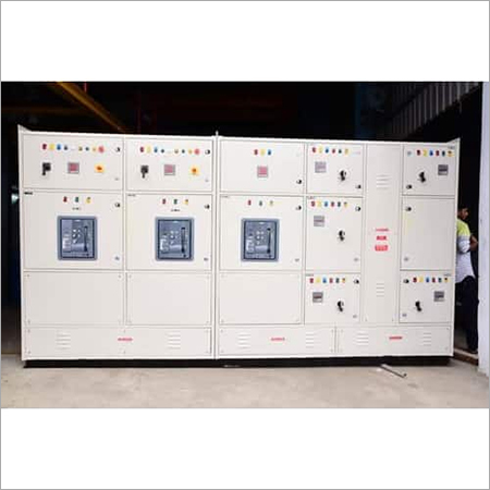 Automatic Power Factor Control Panel - Metal Construction IP55 Rated 415V 10-500 Rated Capacity 1 Year Warranty White Finish